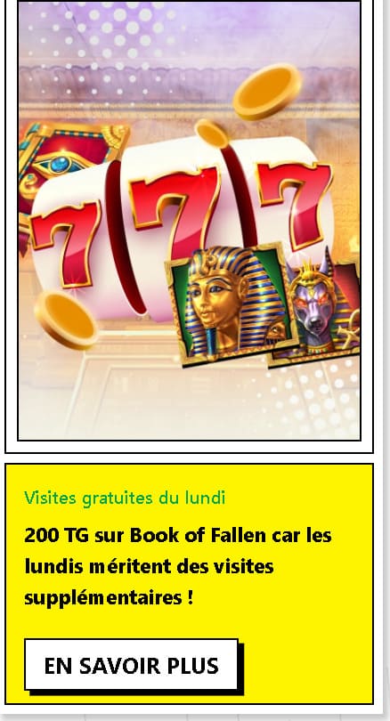 Betsamigo Casino bonus lundi