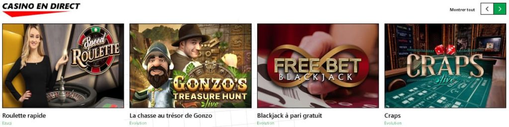 Betsamigo Casino live