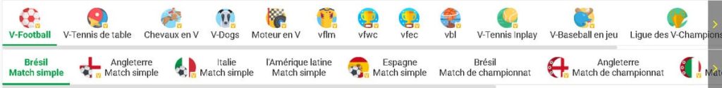 Betsamigo Casino sports virtuels